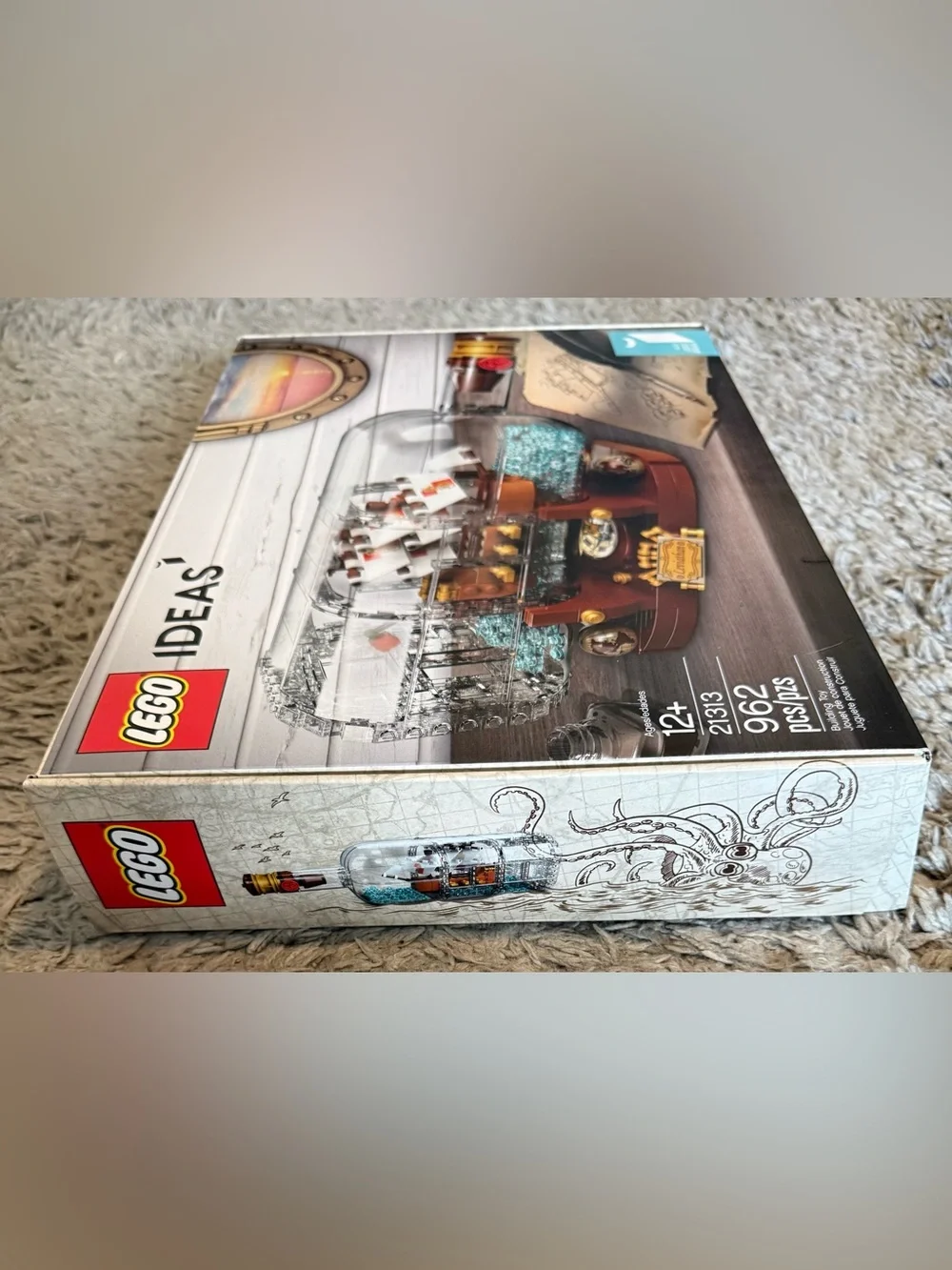 LEGO IDEAS 21313 Ship in a Bottle Great Used Condition